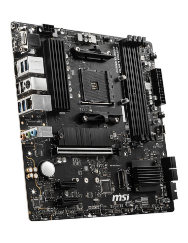 Mainboard, MSI, AMD B550, SAM4, MicroATX, Memory DDR4, Memory slots 4, 2xPCI-Express 3.0 1x, 1xPCI-Express 4.0 16x, 2xM.2, 1x15