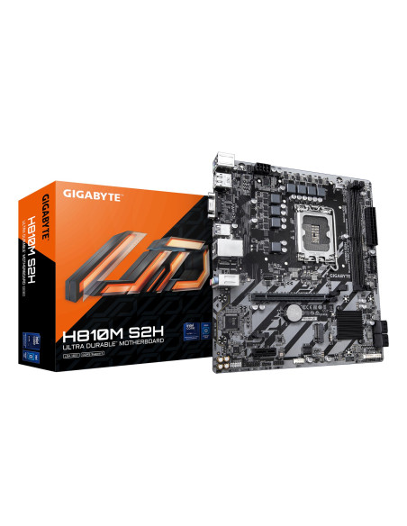 Mainboard, GIGABYTE, LGA1851, Micro-ATX, Memory DDR5, Memory slots 2, H810MS2H
