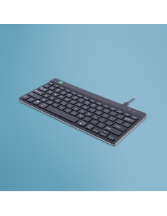 KEYBOARD COMPACT BREAK ENG/BLACK RGOCOUSWDBL R-GO TOOLS