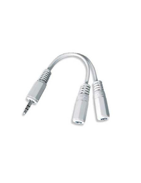CABLE AUDIO SPLITTER 3.5MM/10CM WHT CCA-415-0.1M GEMBIRD
