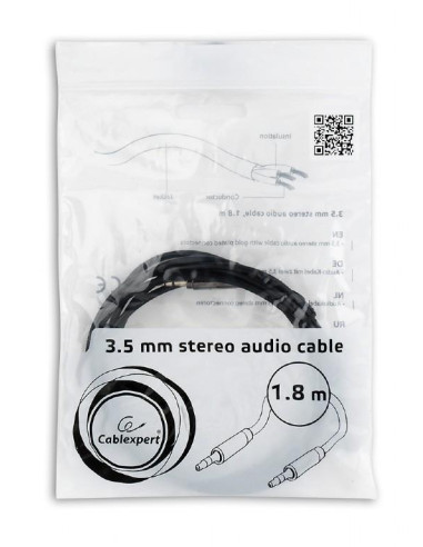 CABLE AUDIO 3.5MM 1.8M/CCAP-444-6 GEMBIRD