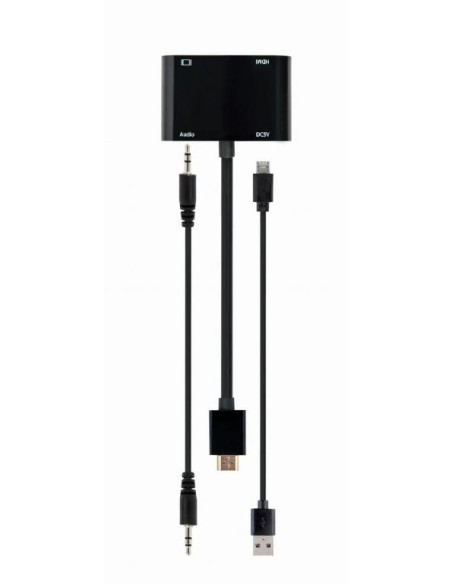 I/O ADAPTER HDMI TO HDMI/VGA/A-HDMIM-HDMIFVGAF-01 GEMBIRD