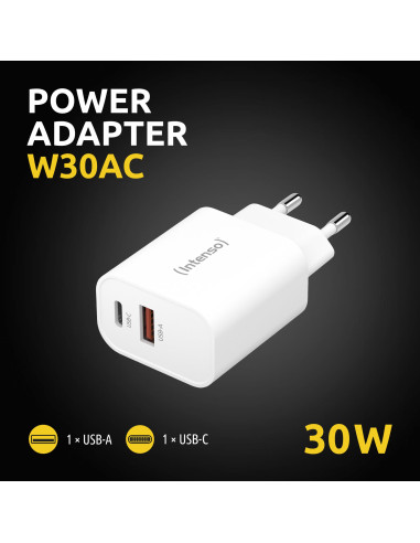 POWER ADAPTER USB-A/USB-C/7803012 INTENSO