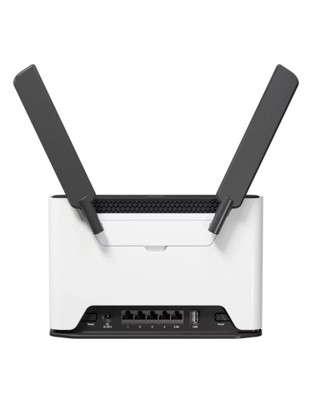 Wireless Router, MIKROTIK, Chateau LTE7 ax, Wi-Fi 6 (802.11ax), SIM card slot Yes, 3G Yes, 4xLAN ports, USB port Yes, G+5HAXD2H