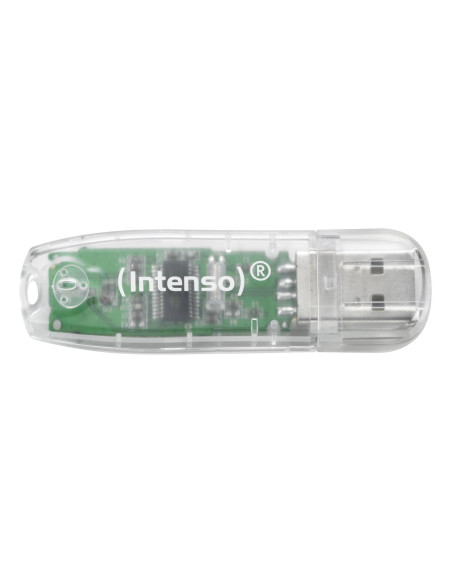 MEMORY DRIVE FLASH USB2 32GB/TRANSPARENT 3502480 INTENSO
