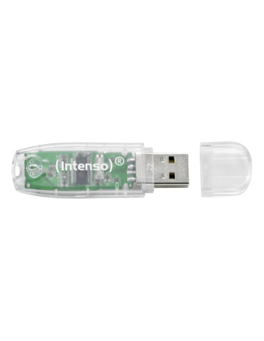 MEMORY DRIVE FLASH USB2 32GB/TRANSPARENT 3502480 INTENSO
