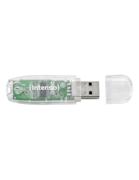 MEMORY DRIVE FLASH USB2 32GB/TRANSPARENT 3502480 INTENSO