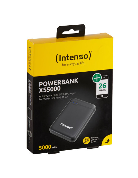 POWER BANK USB 5000MAH/BLACK 7313520 INTENSO