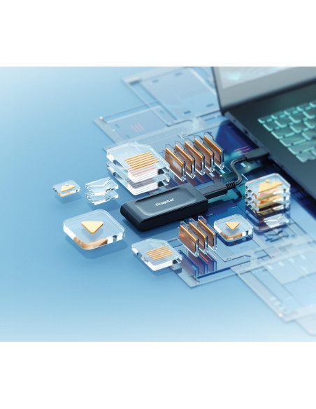 External SSD, KINGSTON, Read speed 1050 MB/s, Write speed 1000 MB/s, 1000 GB, SXS1000/1000G