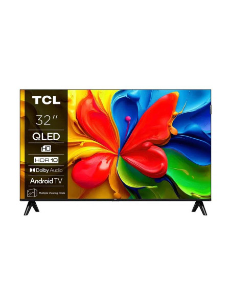 TV Set, TCL, 32 ", HD, 1366 x 768 pixels, Flat, 16:9, QLED, 32V4C