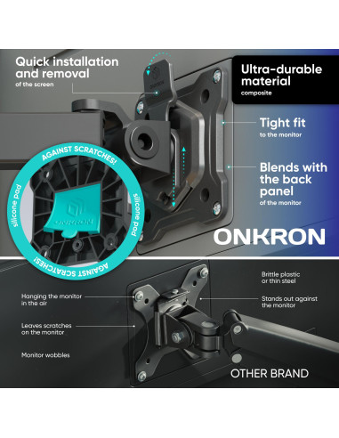 MONITOR ACC DESK MOUNT/13-32" BLACK D221E-B ONKRON