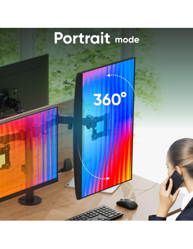 MONITOR ACC DESK MOUNT/13-32" BLACK D221E-B ONKRON