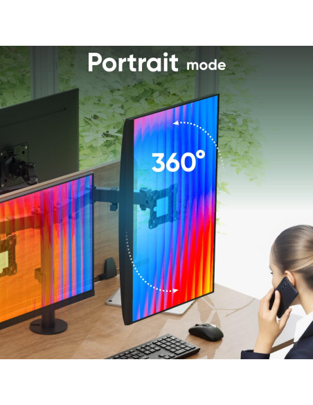 MONITOR ACC DESK MOUNT/13-32" BLACK D221E-B ONKRON