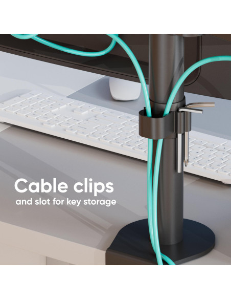 MONITOR ACC DESK MOUNT/13-32" BLACK D221E-B ONKRON