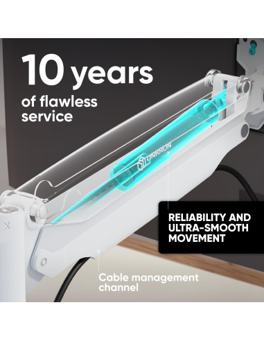 MONITOR ACC DESK MOUNT/13-32" WHITE G100-W ONKRON