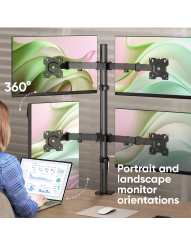 MONITOR ACC DESK MOUNT/13-32" BLACK D421E-B ONKRON