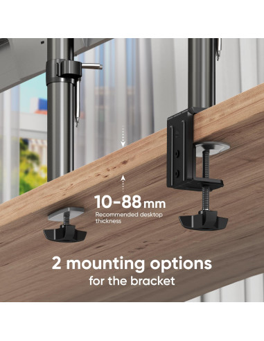 MONITOR ACC DESK MOUNT/13-32" BLACK D421E-B ONKRON