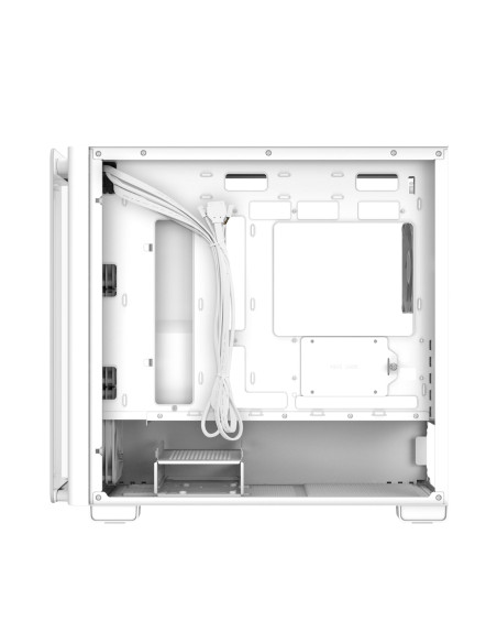Case, ASUS, A23 PLUS, MidiTower, Case product features Transparent panel, MicroATX, MiniITX, Colour White, A23PLUSTG/ARGBWHITE