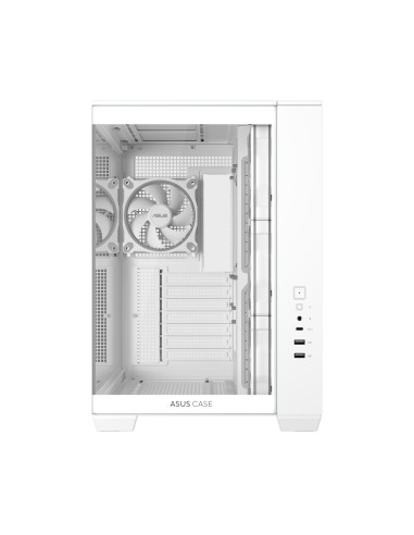 Case, ASUS, ATX/micro ATX/Mini-ITX, White, PC, A32 Plus TG ARGB White, 90DC00S3-B19000