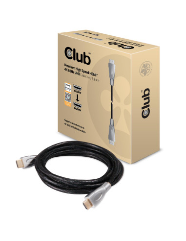 CABLE HDMI 3M/PREMIUM CAC-1310 CLUB3D