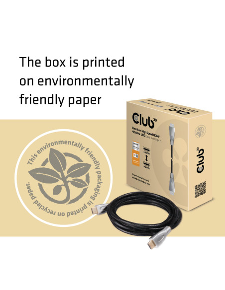 CABLE HDMI 3M/PREMIUM CAC-1310 CLUB3D