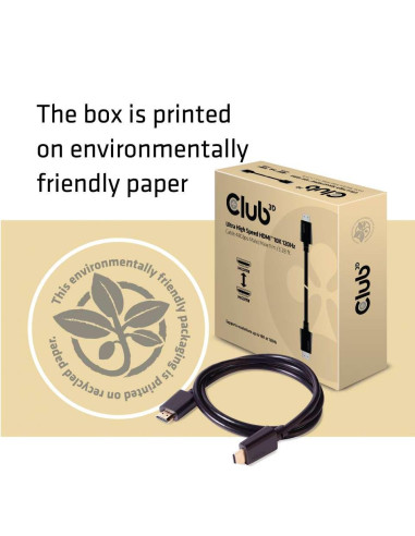 CABLE HDMI TO HDMI 1M/M/M CAC-1371 CLUB3D