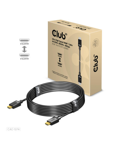 CABLE HDMI TO HDMI 4M/M/M CAC-1374 CLUB3D