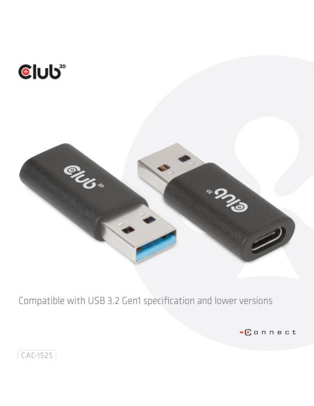 I/O ADAPTER USB3.2 TO USB-C/M/F CAC-1525 CLUB3D
