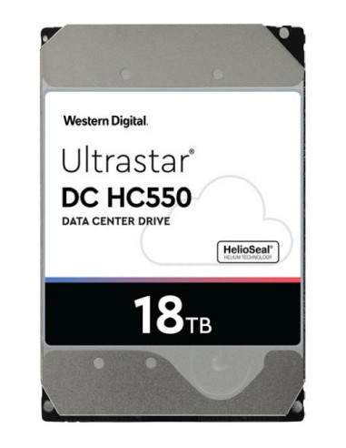 HDD, WESTERN DIGITAL ULTRASTAR, Ultrastar DC HC550, WUH721818ALE6L4, 18TB, SATA 3.0, 512 MB, 7200 rpm, 3,5", 0F38459