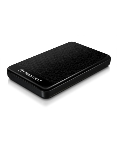 External HDD, TRANSCEND, StoreJet, 1TB, USB 3.0, Colour Black, TS1TSJ25A3K