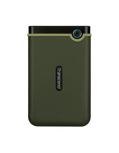 External HDD, TRANSCEND, StoreJet, 1TB, USB 3.1, Colour Green, TS1TSJ25M3G
