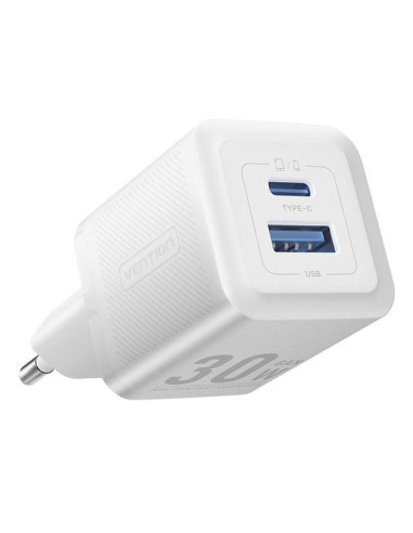 MOBILE CHARGER WALL 30W USB/2P WHITE FEQW0-EU VENTION