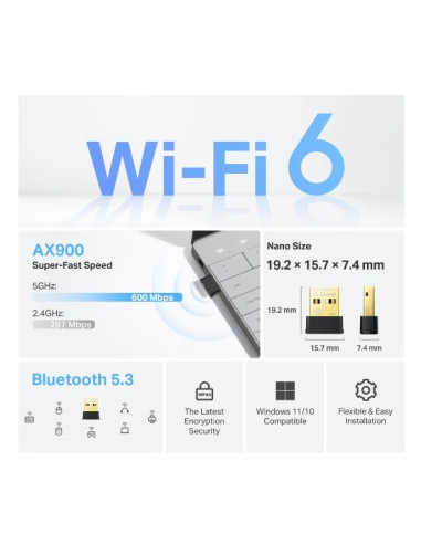 WRL ADAPTER 900MBPS USB/ARCHER TX10UB NANO TP-LINK