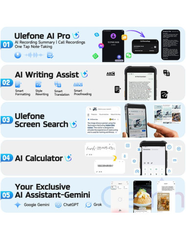 MOBILE PHONE RUGKING/8/256GB ULEFONE