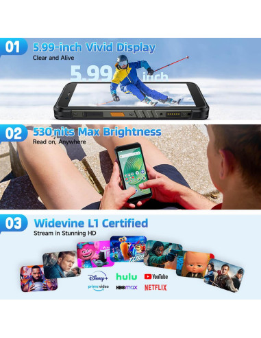 MOBILE PHONE RUGKING/8/256GB ULEFONE