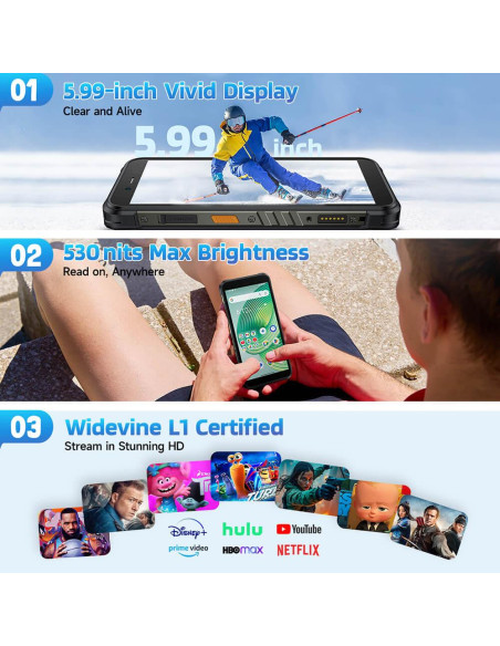 MOBILE PHONE RUGKING/8/256GB ULEFONE