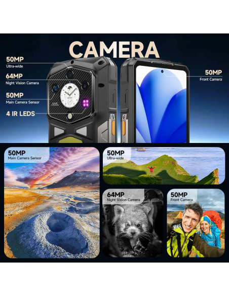 MOBILE PHONE ARMOR 29 ULTRA/16GB/1TB MARVEL BLACK ULEFONE