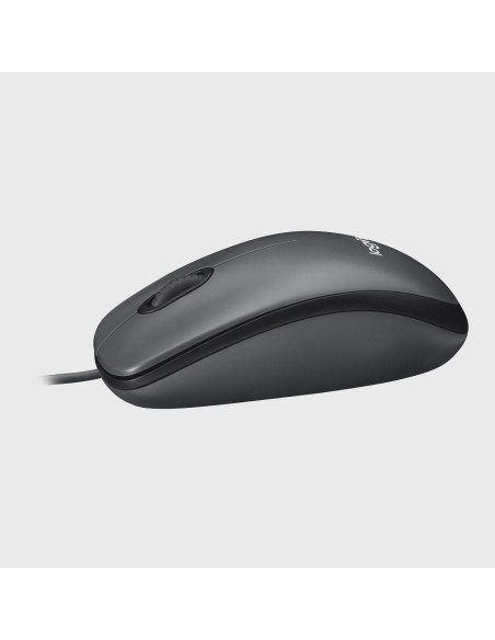 MOUSE USB OPTICAL M100/BLACK 910-006652 LOGITECH