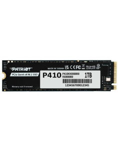 SSD, PATRIOT, 320xTBW rating, NVMe Yes, PCI Express, M.2, 1000 GB, P410P1TBM28H