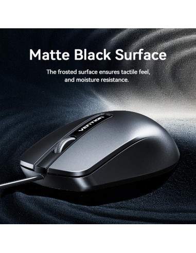 MOUSE USB OPTICAL BLACK/KTABG VENTION