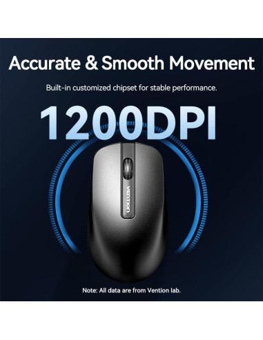 MOUSE USB OPTICAL BLACK/KTABG VENTION