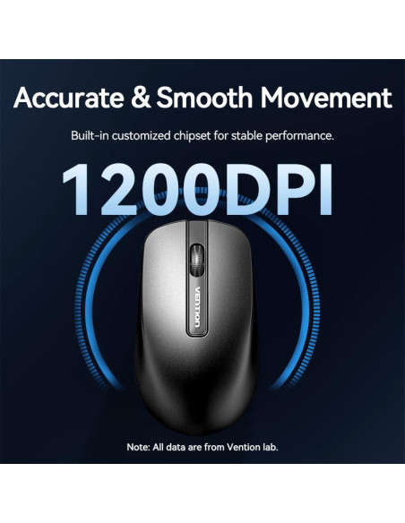 MOUSE USB OPTICAL BLACK/KTABG VENTION