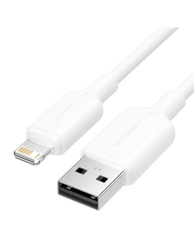 CABLE USB2.0 TO LIGHTNING/2M WHITE LAMWH VENTION