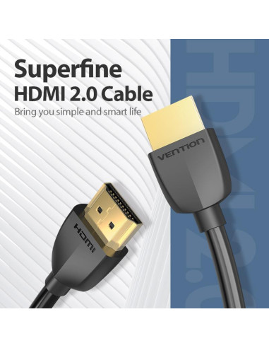 CABLE HDMI 2M/BLACK AAIBH VENTION