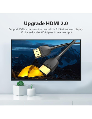 CABLE HDMI 2M/BLACK AAIBH VENTION