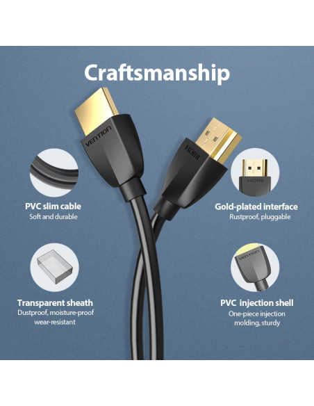 CABLE HDMI 2M/BLACK AAIBH VENTION