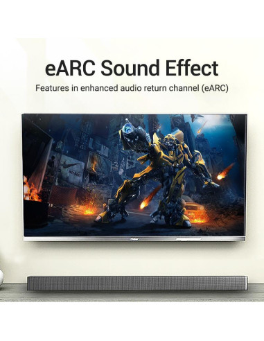 CABLE HDMI 8K/3M BLACK AANBI VENTION