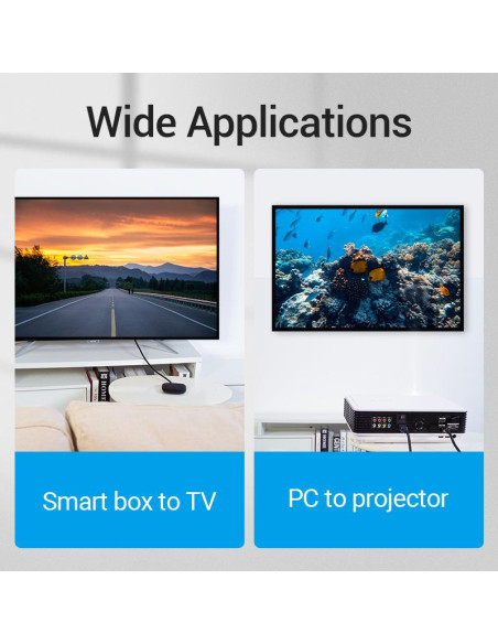 CABLE HDMI 8K/3M BLACK AANBI VENTION