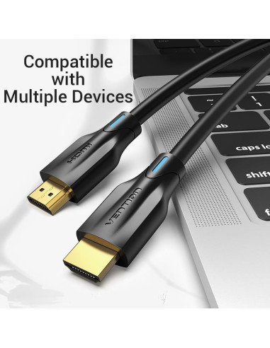 CABLE HDMI 8K/3M BLACK AANBI VENTION