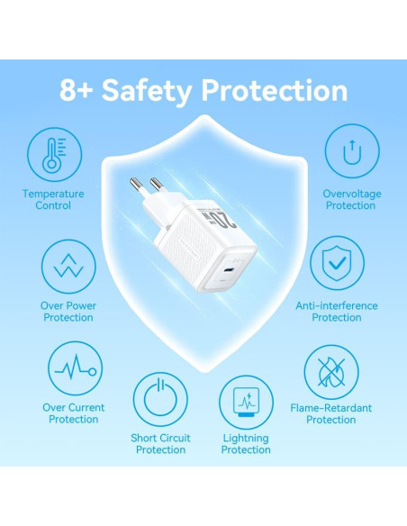 MOBILE CHARGER WALL USB-C/20W TZ-FEPW0-EU-02 VENTION